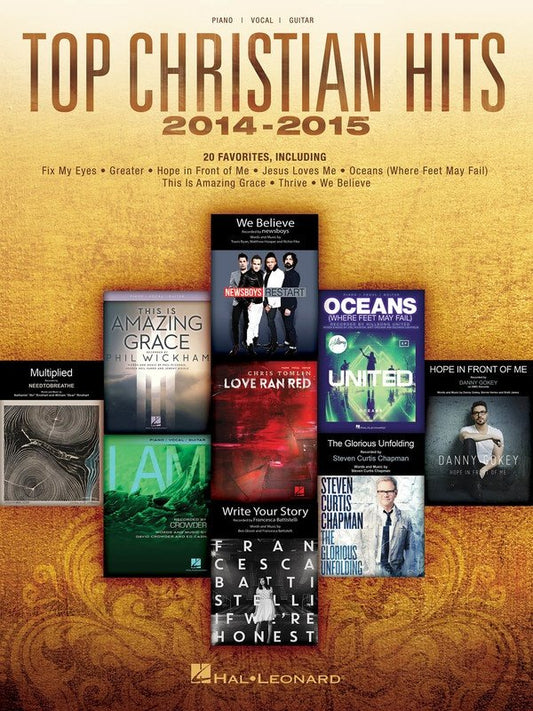 Top Christian Hits 2014–2015 — Piano/Vocal/Guitar (Hal Leonard)