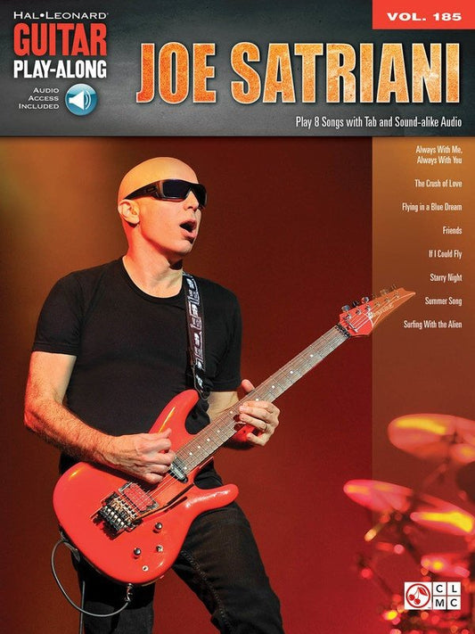 Joe Satriani — Guitar Play-Along Vol. 185, Guitar TAB, Book/Online Audio (Hal Leonard)