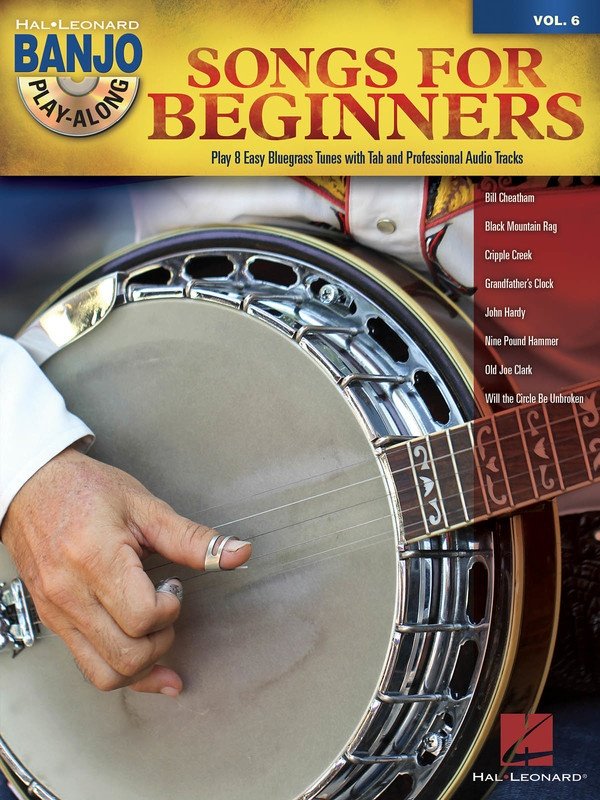 Songs for Beginners — Banjo Play-Along Vol. 6, Book/Online Audio (Hal Leonard)