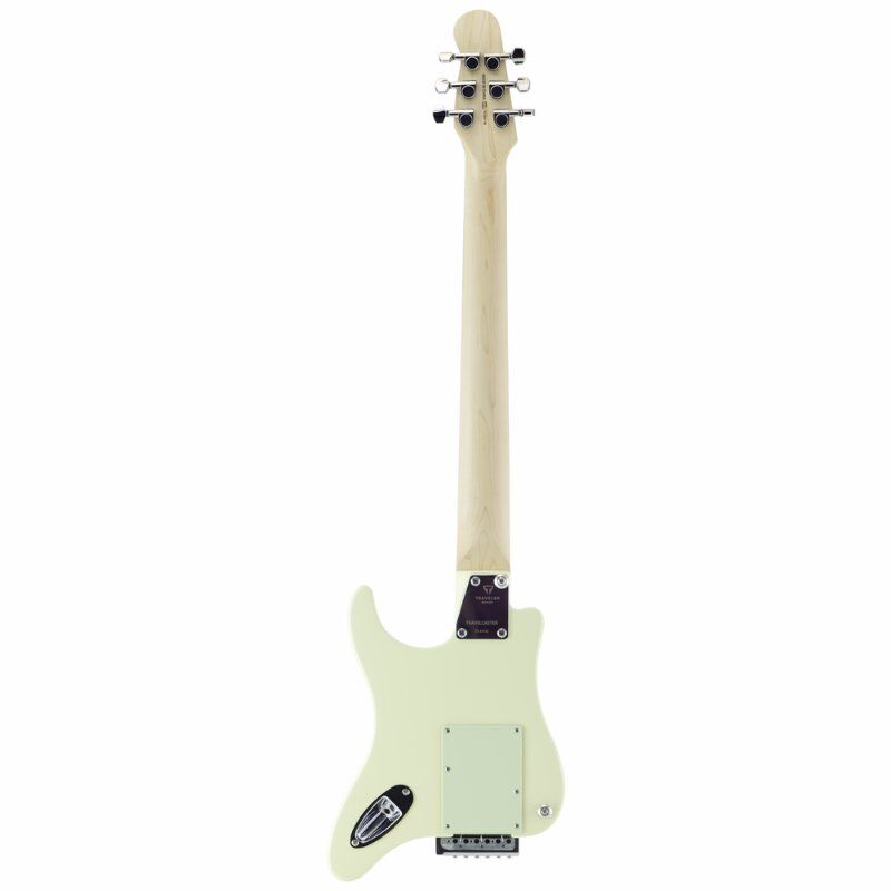 Traveler Guitar Travelcaster Deluxe Electric Travel Guitar - Olympic White — view 3