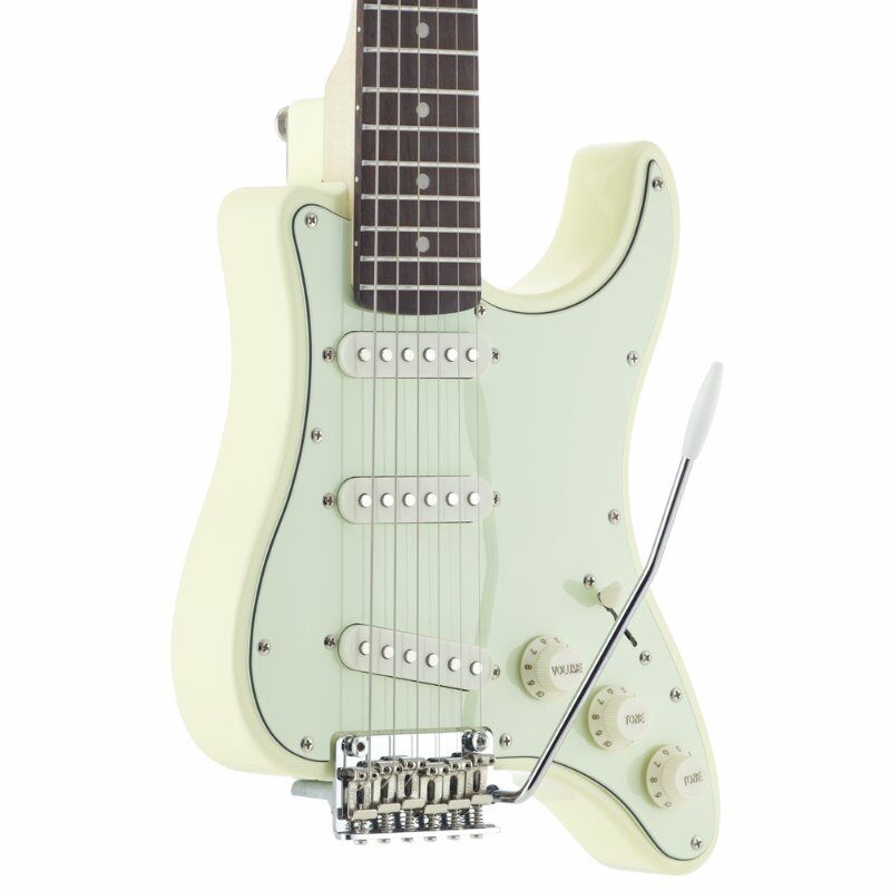 Traveler Guitar Travelcaster Deluxe Electric Travel Guitar - Olympic White — view 2