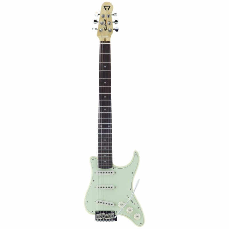 Traveler Guitar Travelcaster Deluxe Electric Travel Guitar - Olympic White