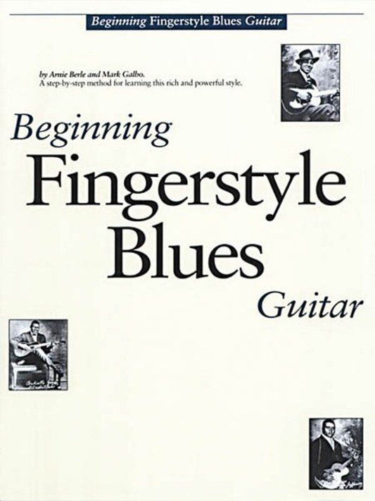 Beginning Fingerstyle Blues Guitar Tab Book with CD