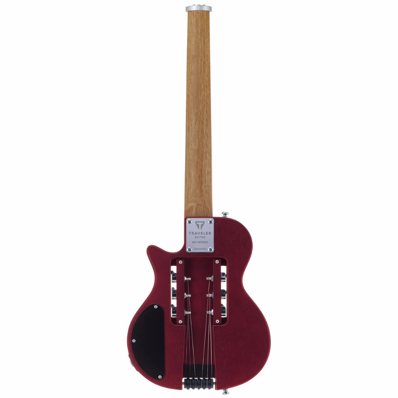 Traveler Guitar EG-1 Studio Electric Guitar Matte Red 24 ¾-inch Scale — view 2