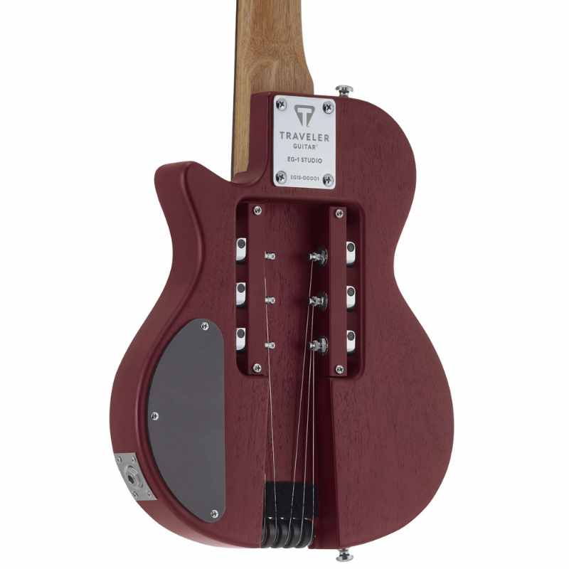 Traveler Guitar EG-1 Studio Electric Guitar Matte Red 24 ¾-inch Scale — view 4