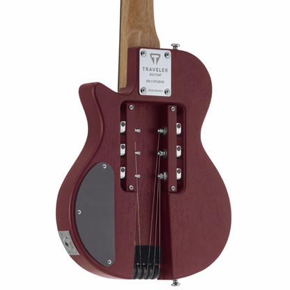 Traveler Guitar EG-1 Studio Electric Guitar Matte Red 24 ¾-inch Scale — view 4