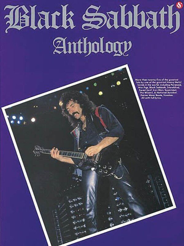Black Sabbath Anthology Guitar Tab Book with Lyrics & Chords, 130 Pages
