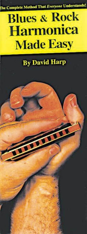 Blues and Rock Harmonica Made Easy (Softcover Book)