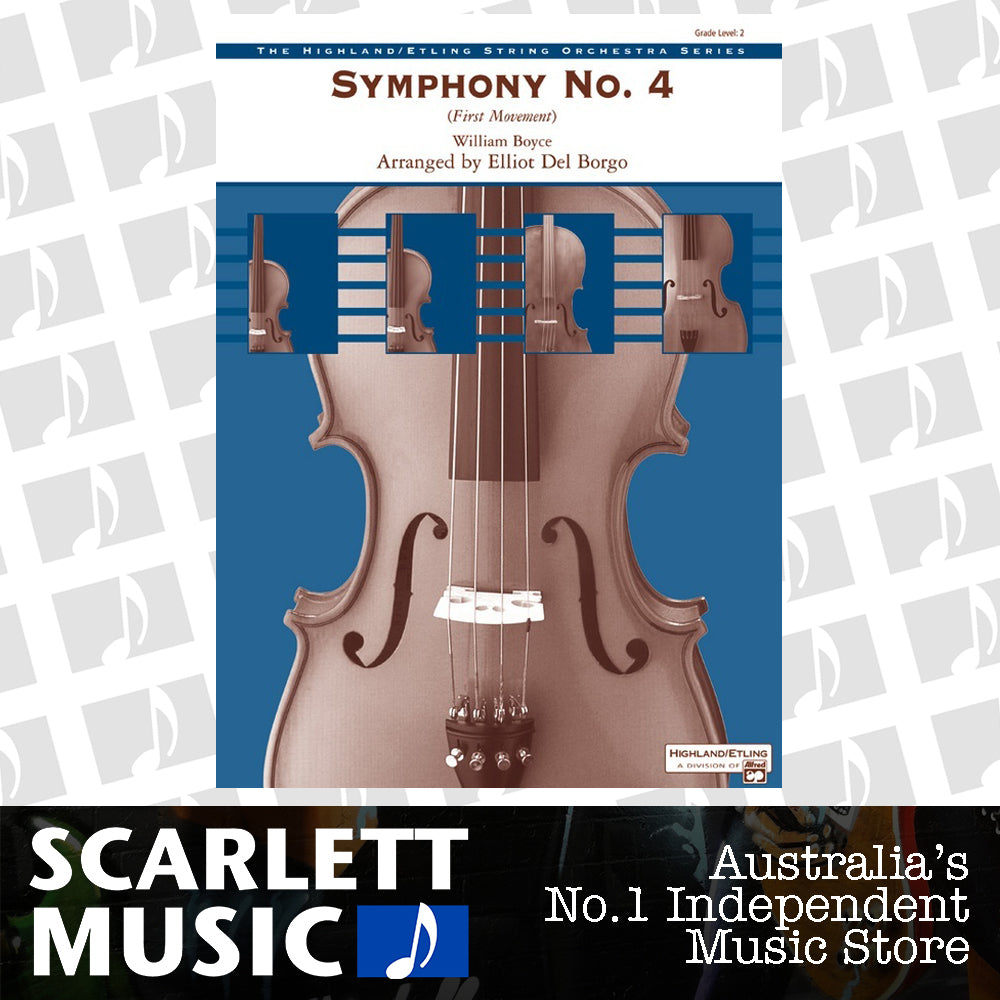 Symphony No 4 1st Movement String Orchestra Sheet Music Grade 2 — view 2