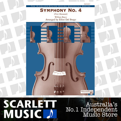 Symphony No 4 1st Movement String Orchestra Sheet Music Grade 2 — view 2