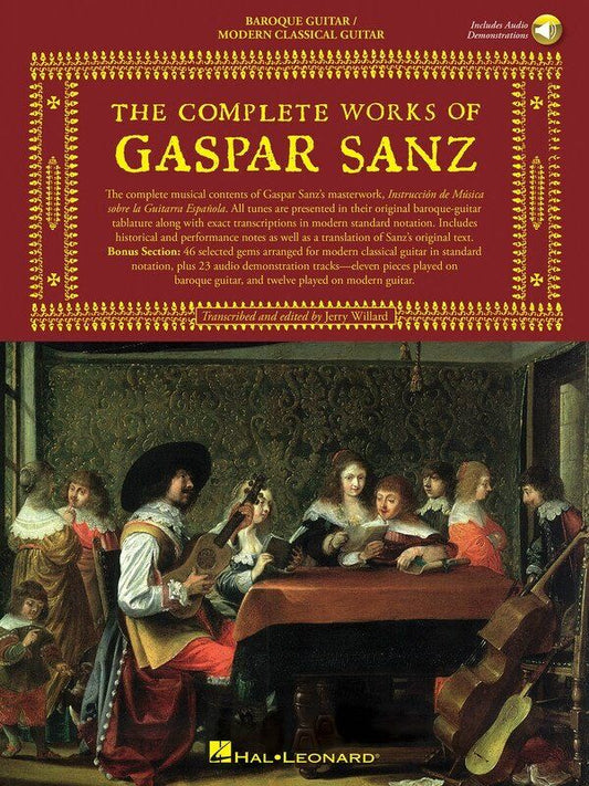 Complete Works of Gaspar Sanz Vol 1 & 2 - Guitar Manuscript with Translations and CDs
