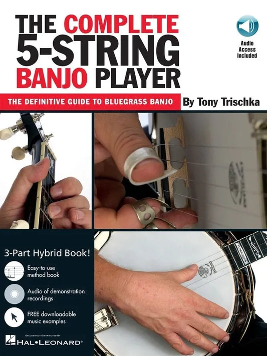 Complete 5-String Bluegrass Banjo Player Book & CD by Tony Trischka
