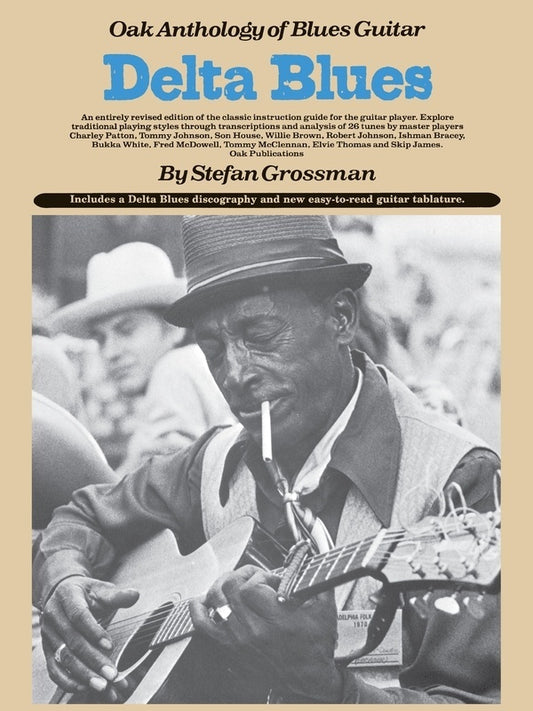 Delta Blues Oak Anthology Of Blue Guitar TAB (Softcover Book)