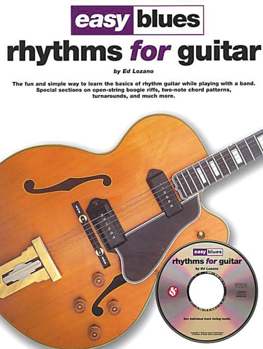 Easy Blues Rhythms For Guitar Book/CD (Softcover Book/CD)