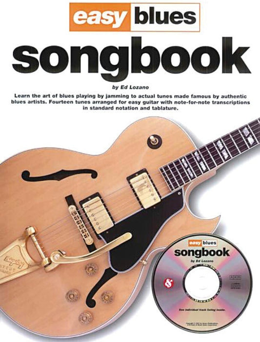 Easy Blues Songbook For Guitar TAB Book/CD (Softcover Book/CD)