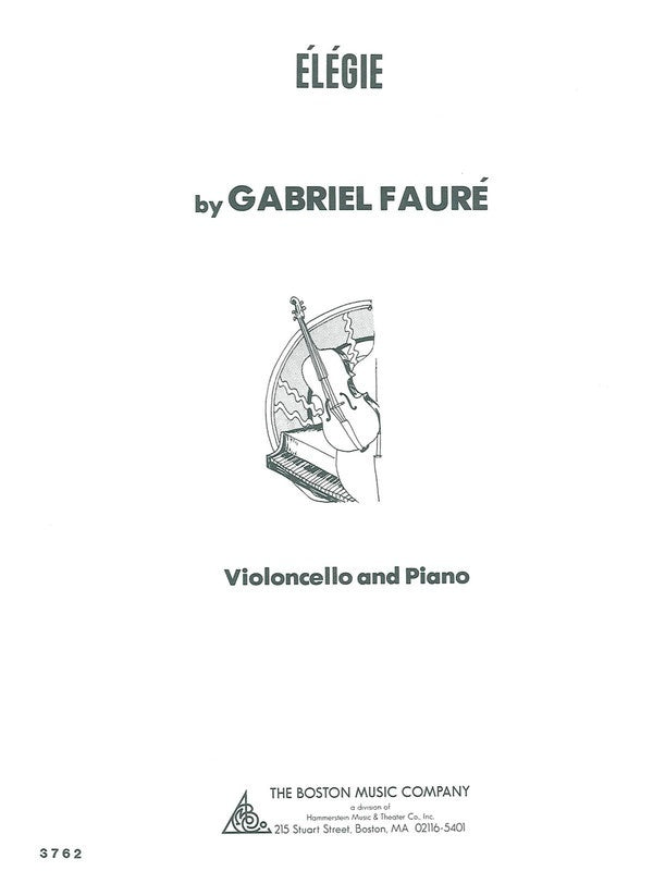 Faure - Elegy For Cello/Piano (Softcover Book)