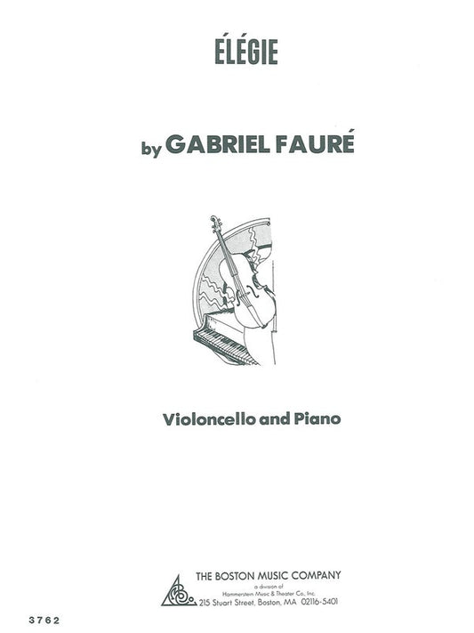Faure - Elegy For Cello/Piano (Softcover Book)