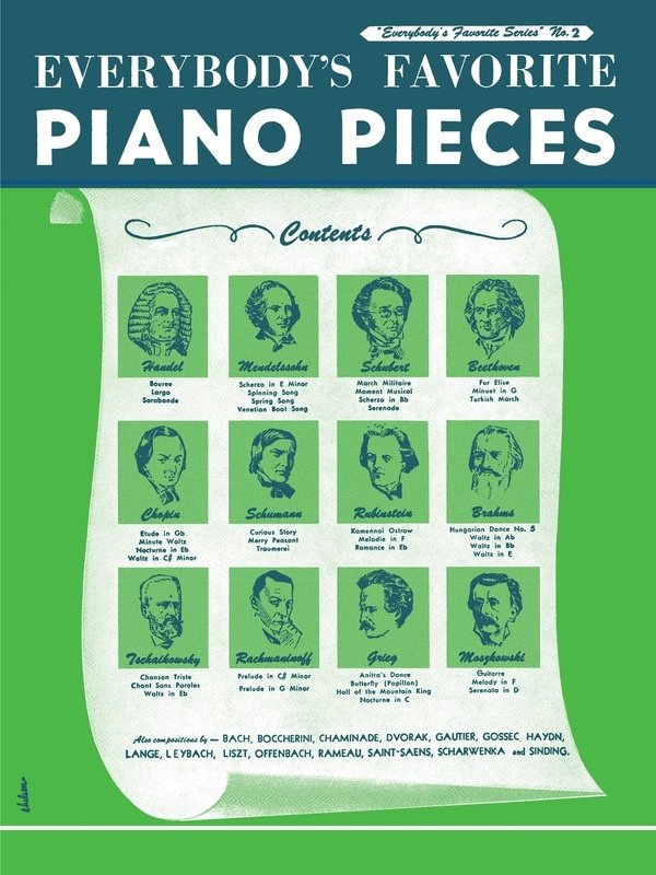 Everybodys Favorite Piano Pieces Efs2 (Amsco Publications)