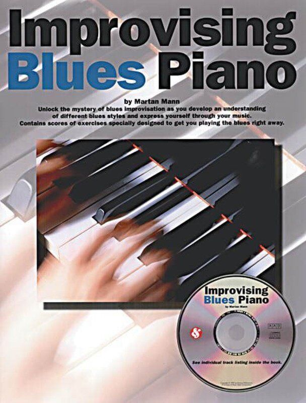 Improvising Blues Piano Book with CD