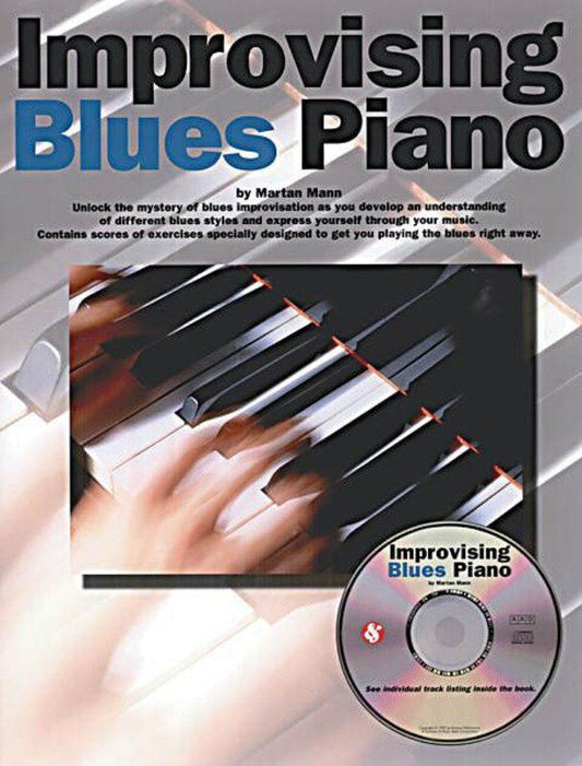 Improvising Blues Piano Book with CD