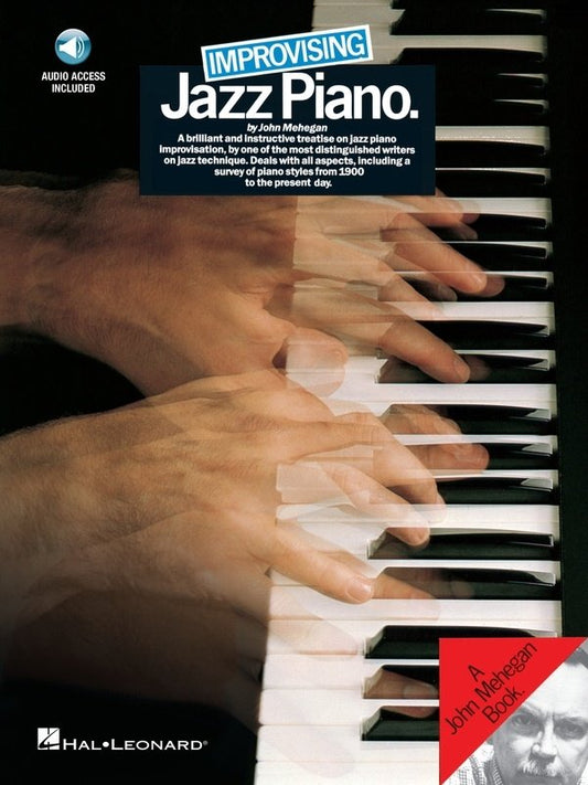 Improvising Jazz Piano by John Mehegan, Hal Leonard, 104 Pages, Instruction on Jazz Piano Improvisation and Styles