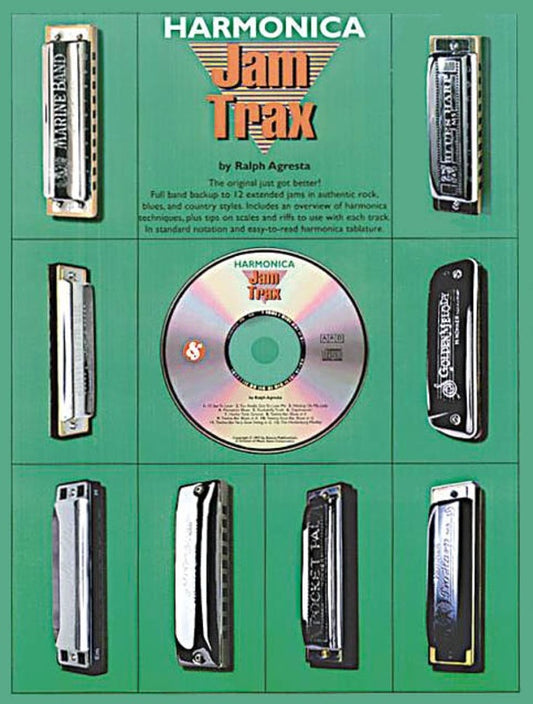 Jam Trax Harmonica Book/CD (Softcover Book/CD)