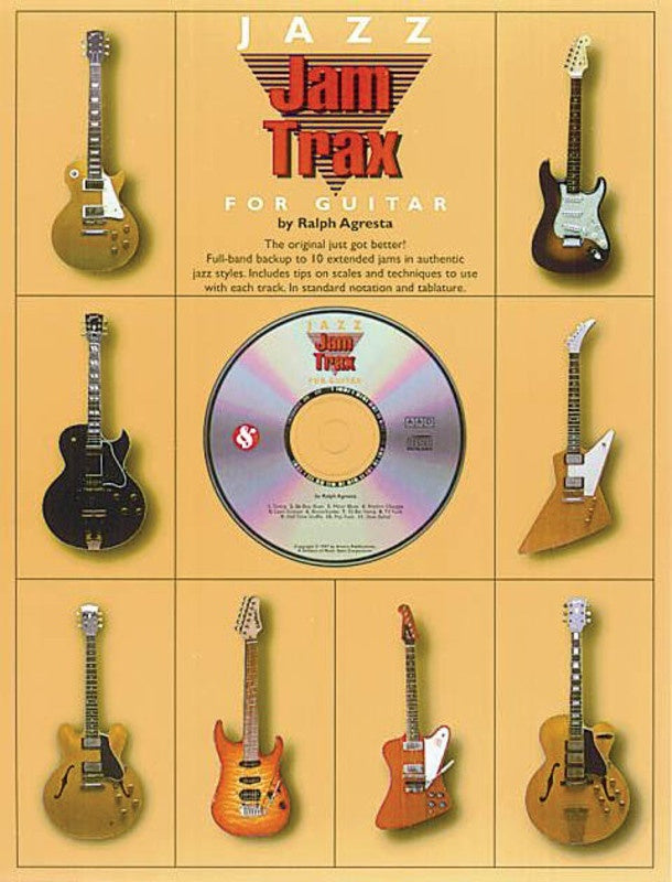 Jam Trax Jazz Guitar TAB Book/CD (Softcover Book/CD)