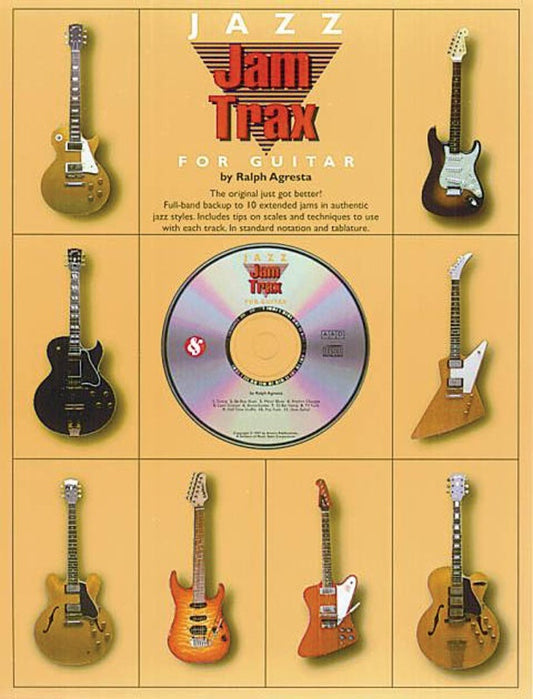 Jam Trax Jazz Guitar TAB Book/CD (Softcover Book/CD)