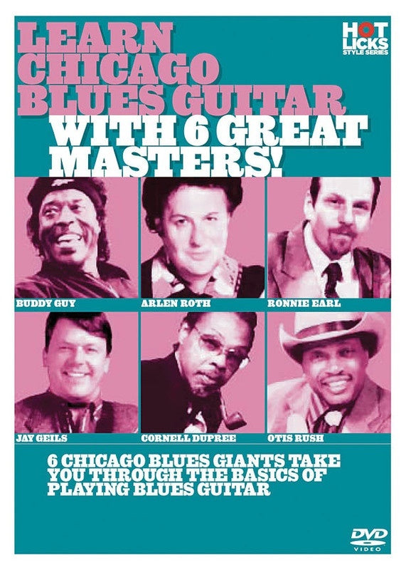 Learn Chicago Blues Guitar With 6 Great Masters DVD (DVD Only)