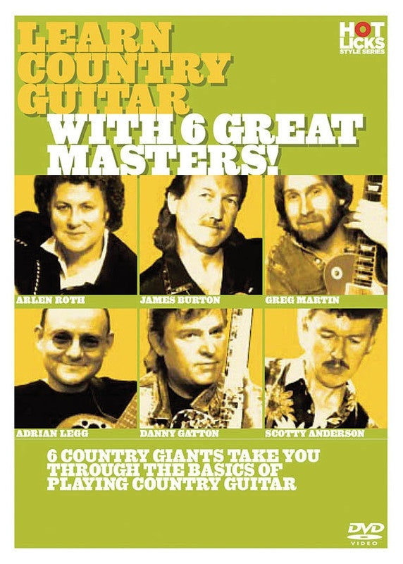 Learn Country Guitar With 6 Great Masters DVD (DVD Only)