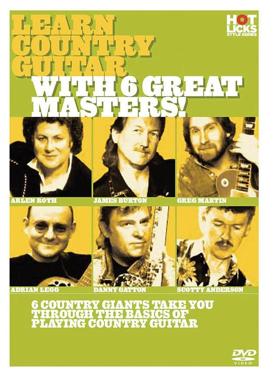 Learn Country Guitar With 6 Great Masters DVD (DVD Only)