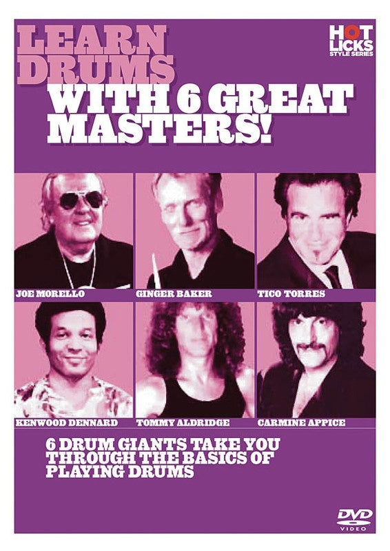 Learn Drums With 6 Great Masters DVD (DVD Only)