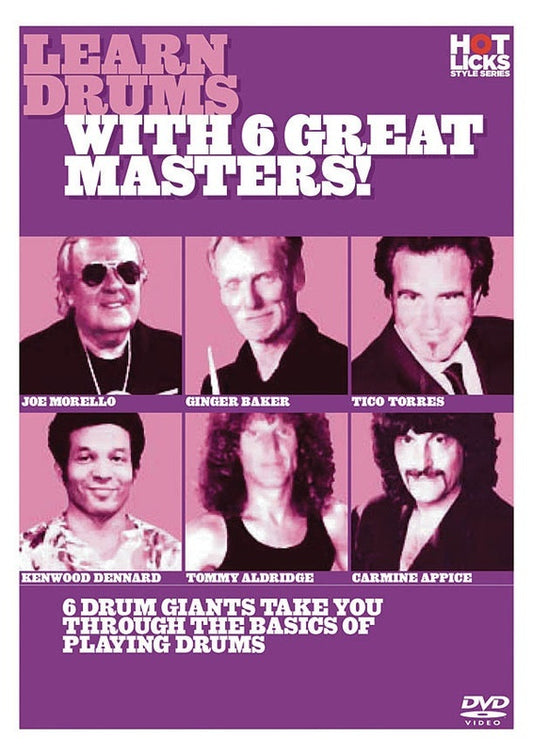 Learn Drums With 6 Great Masters DVD (DVD Only)
