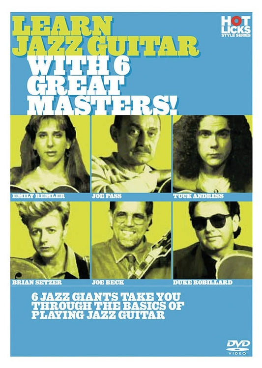 Learn Jazz Guitar With 6 Great Masters DVD (DVD Only)