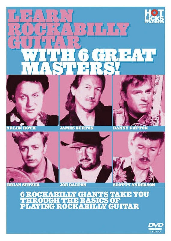 Learn Rockabilly Guitar With 6 Great Masters DVD (DVD Only)