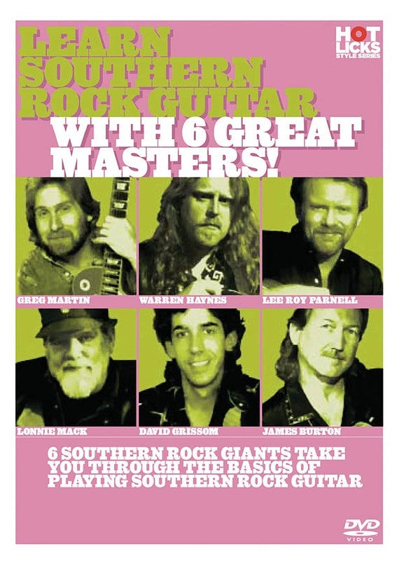 Learn Southern Rock Guitar With 6 Great Masters DVD (DVD Only)