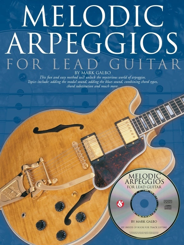 Melodic Arpeggios For Lead Guitar TAB Book/CD (Softcover Book/CD)