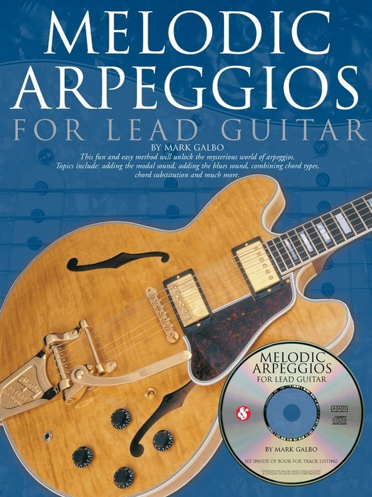 Melodic Arpeggios For Lead Guitar TAB Book/CD (Softcover Book/CD)