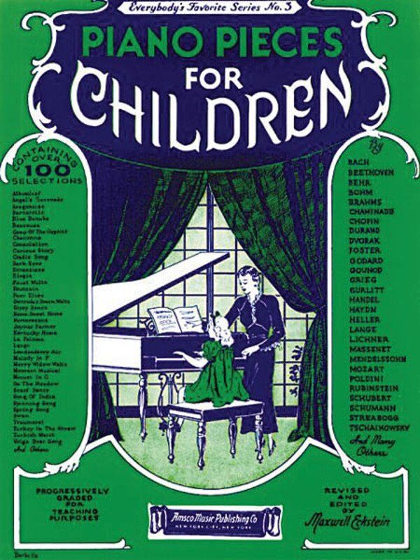Piano Pieces for Children EFS3 - 100 Compositions for Grades 1-4, 194 Pages, Music Sales