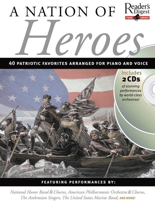 A Nation Of Heroes Readers Digest Piano Library (Softcover Book/CD)