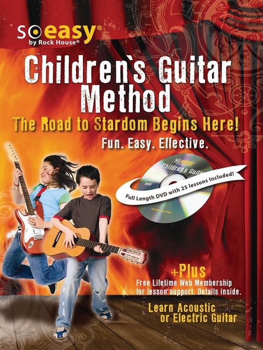 Childrens Guitar Method So Easy Book/CD/DVD (Softcover Book/DVD)