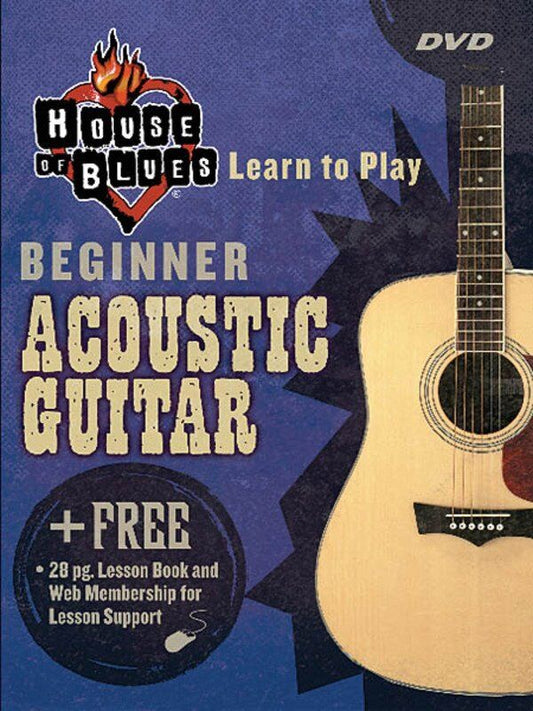 House of Blues Learn to Play Beginner Acoustic Guitar DVD