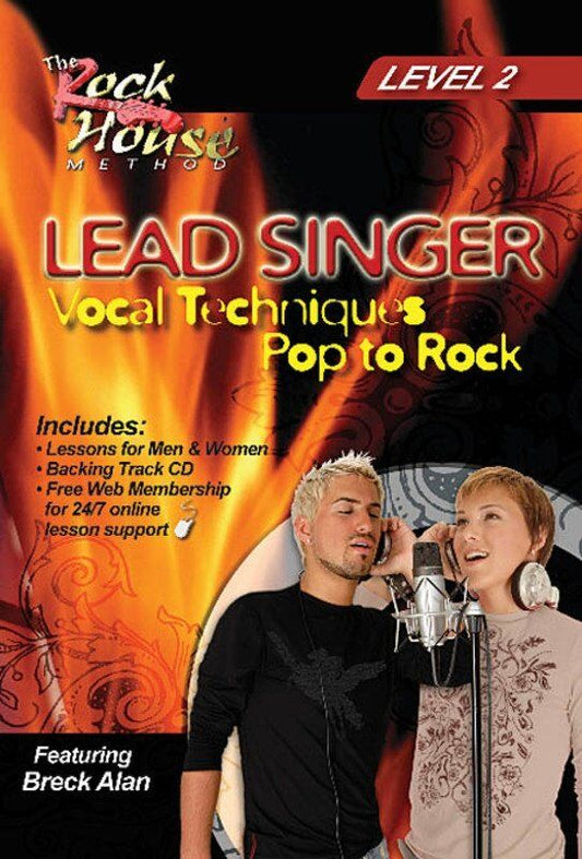 Lead Singer Tech from Pop to Rock Level 2 DVD/CD by Breck Alan