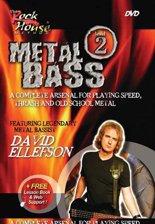 Metal Bass Level 2 Featuring David Ellefson DVD by Rock House
