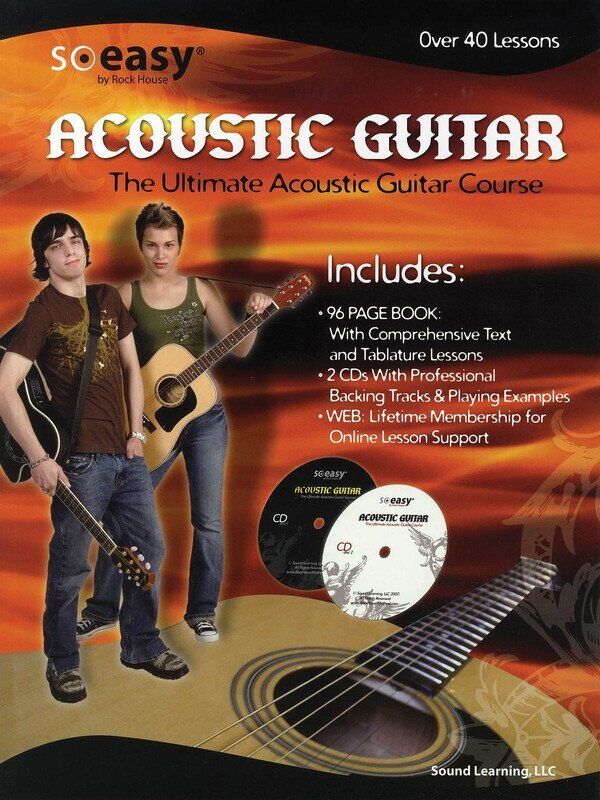 Rock House Ultimate Acoustic Guitar Course BK/CD