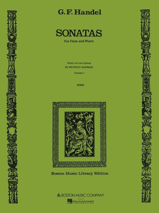 Handel - Sonatas Vol 1 For Flute/Piano (Softcover Book)