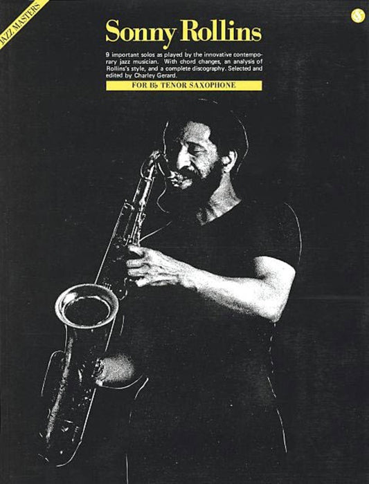 Sonny Rollins - Jazz Masters Series Tenor Sax (Softcover Book)