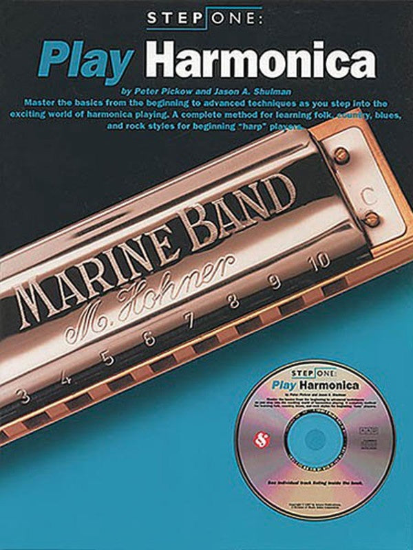 Step One Play Harmonica Book/CD (Softcover Book/CD)