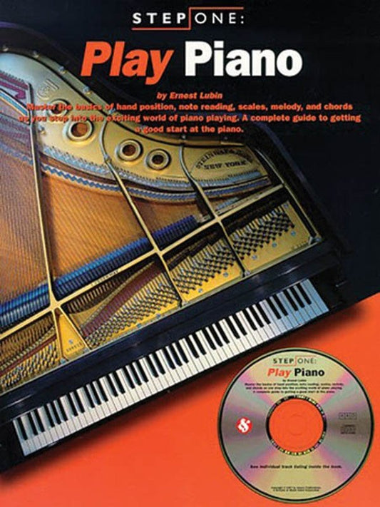 Step One Play Piano Book with CD