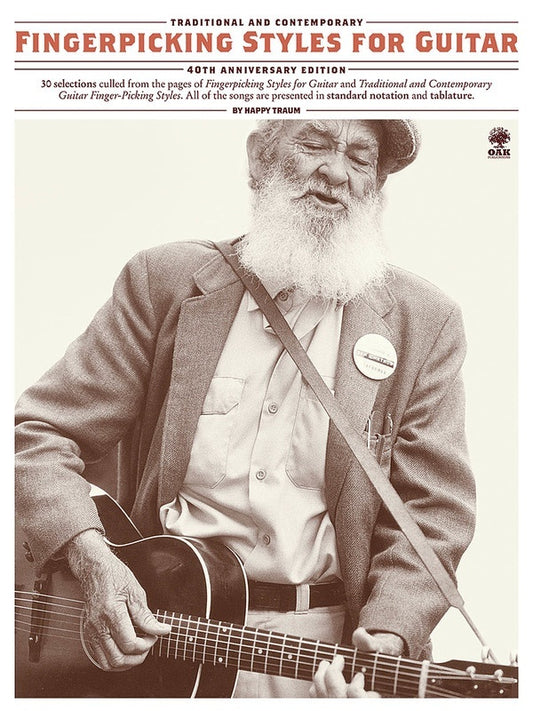 Happy Traum - Fingerpicking Styles For Guitar (Softcover Book)